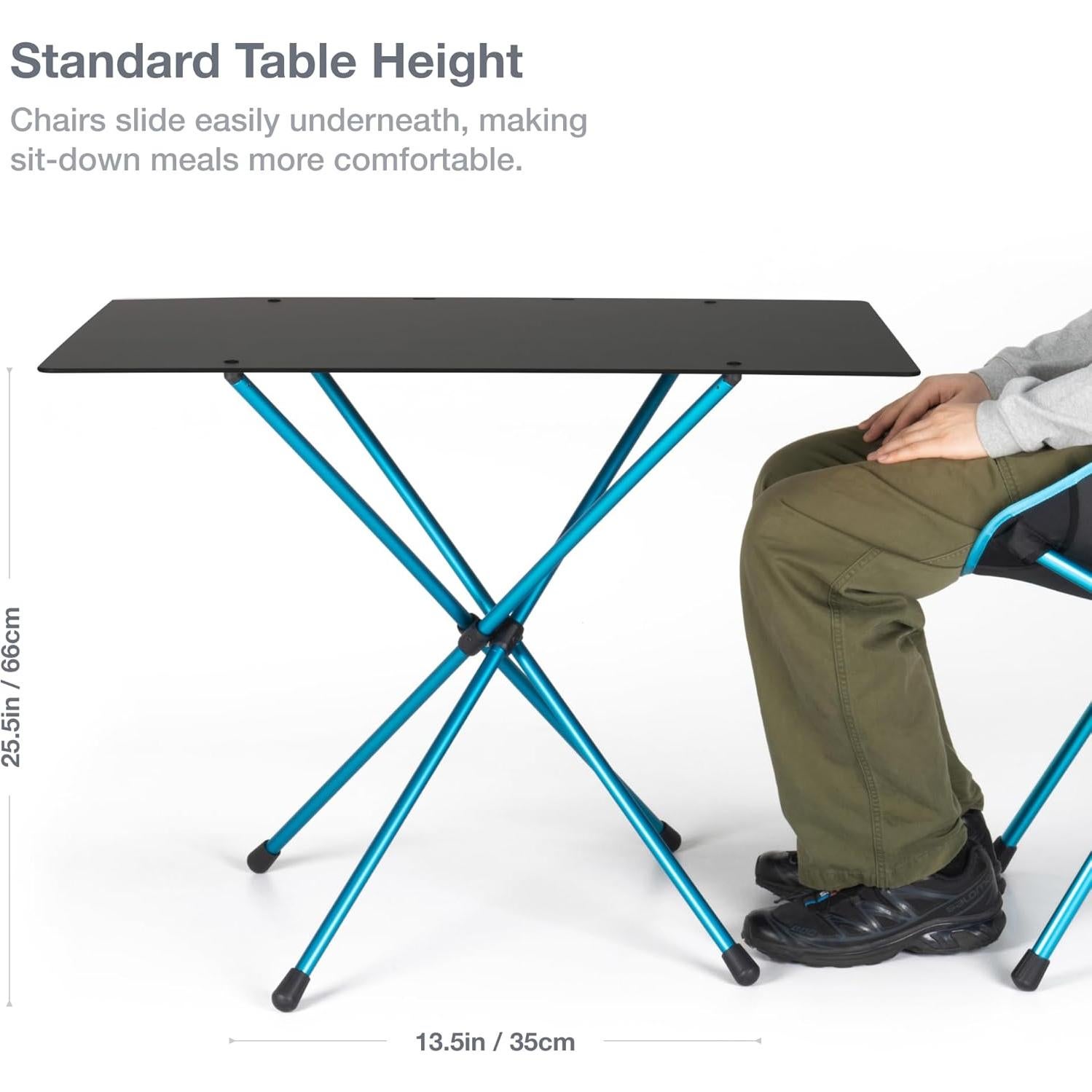 Mesa de Comedor Portátil Helinox Ancha 60x90cm Plegable