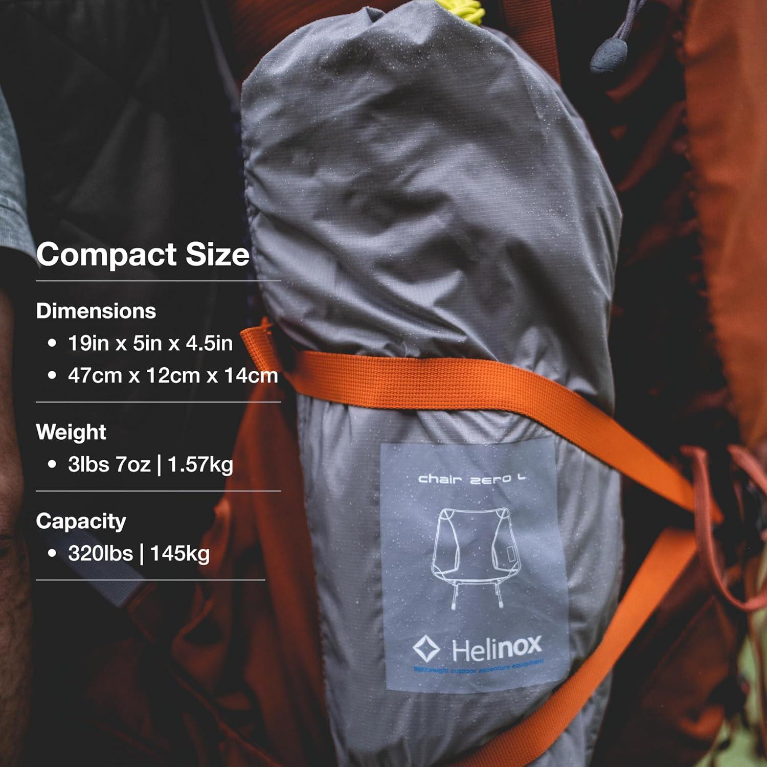 Helinox Chair Zero and Table One Hard Top