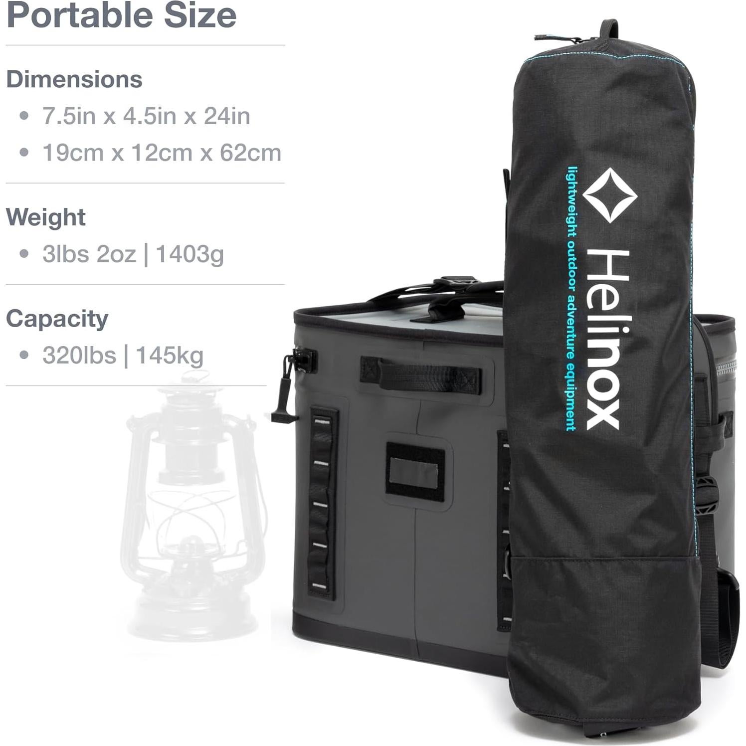 Silla y Mesa Helinox Café Plegables para Camping