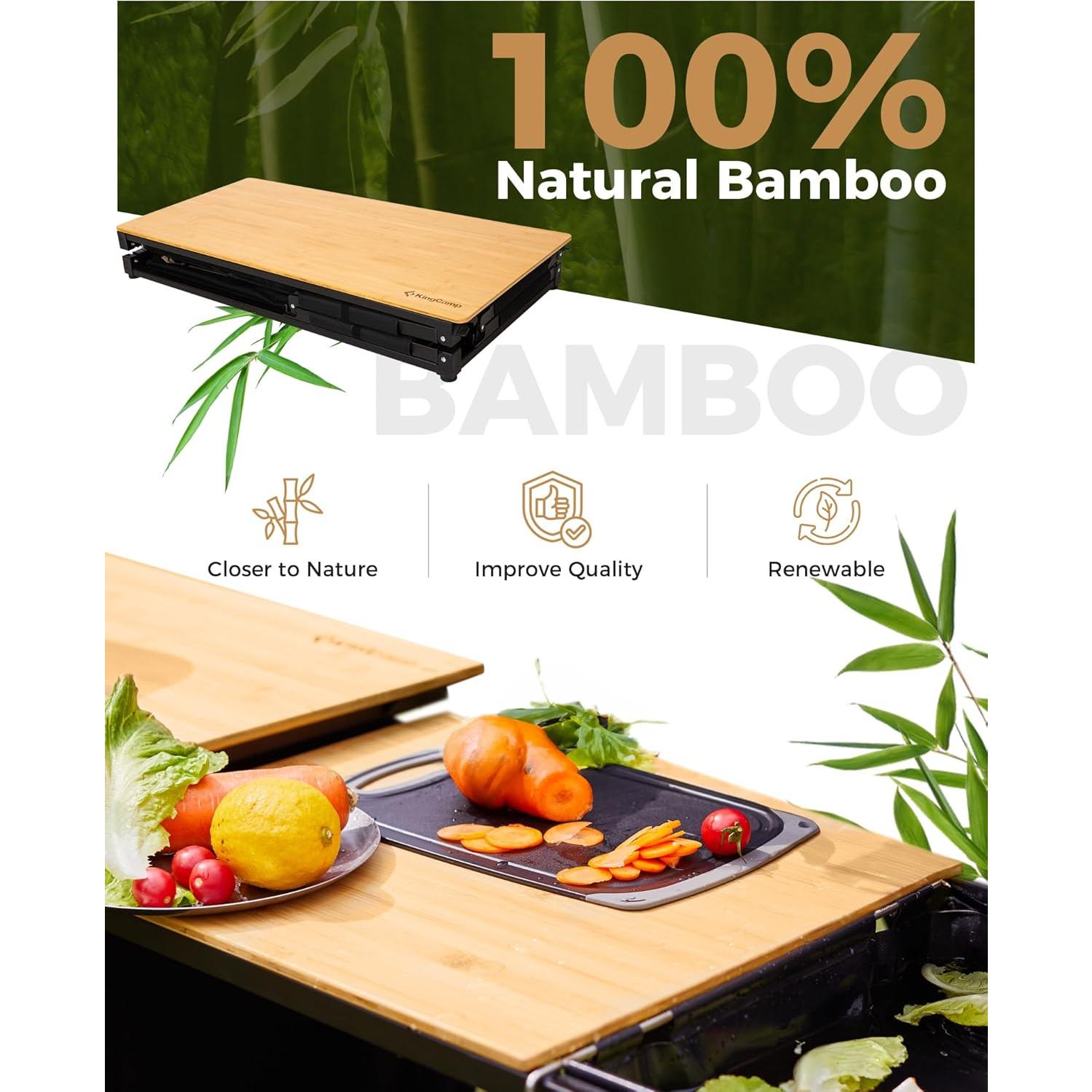 Mesa de Cocina Plegable KingCamp KC2542 para Camping 82 cm