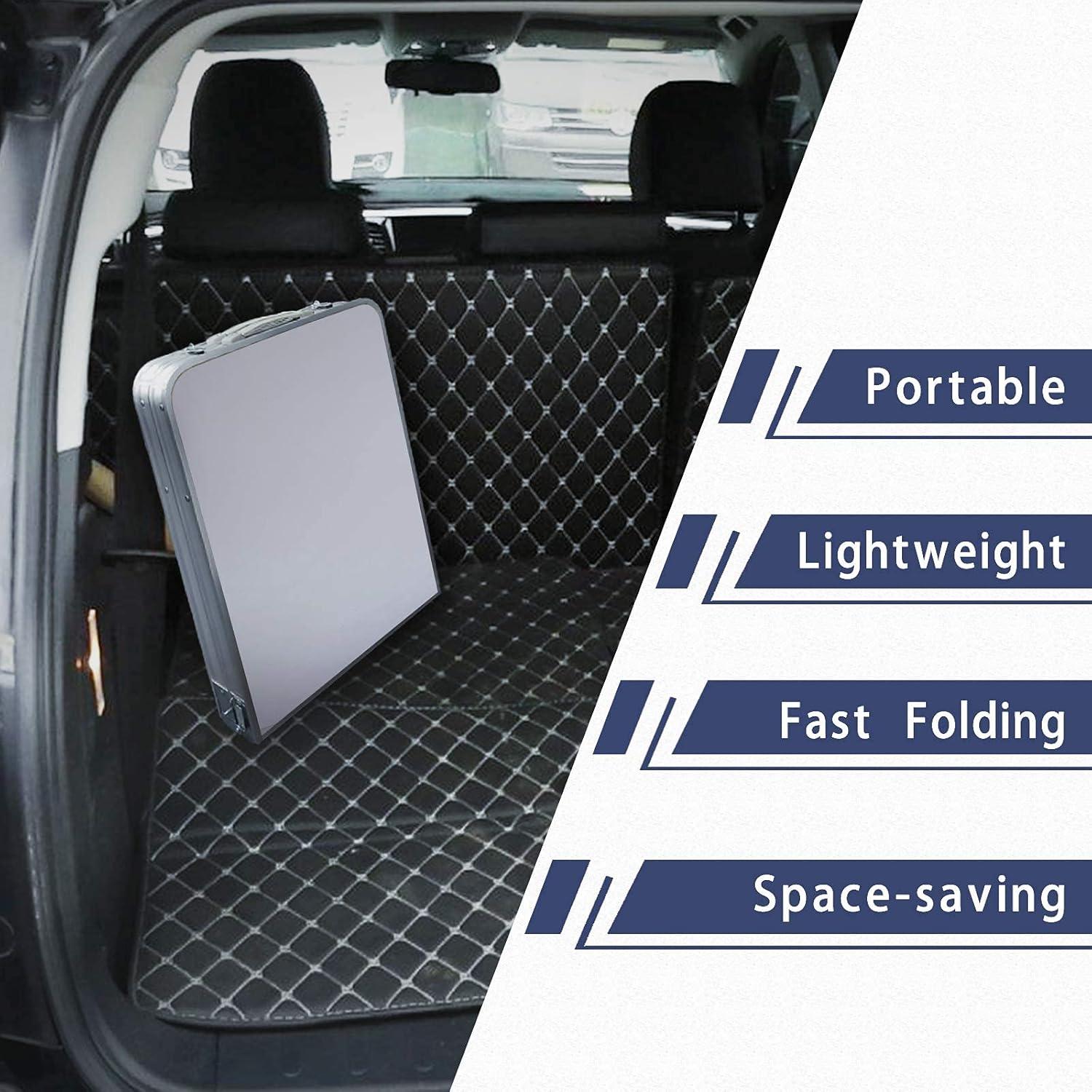 Mesa Plegable Camping CAMP SOLUTIONS Oxford 120x47 cm Blanca