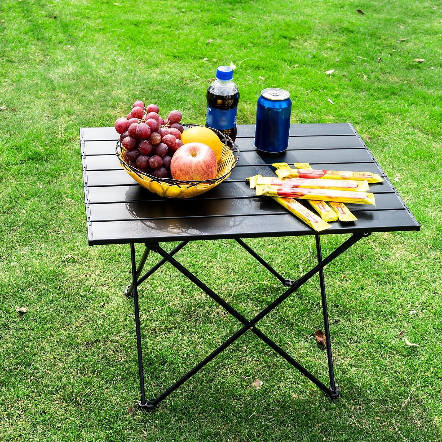 Mesa de Camping Plegable ReeMoo Mediana 55.88x40.96cm Aluminio