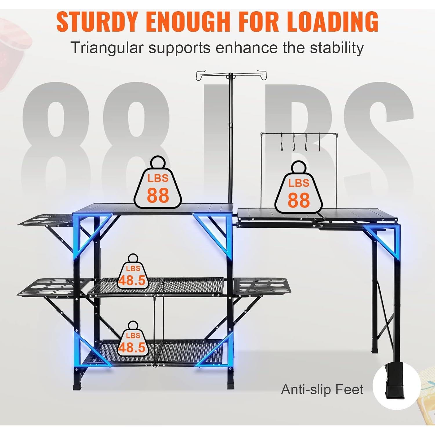 VEVOR Camping Kitchen Table