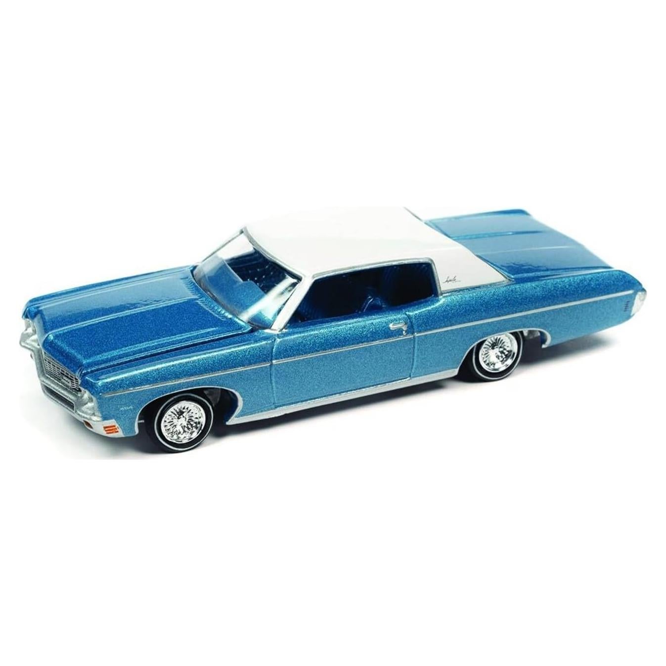 Auto World Chevrolet Impala 1970 Lowrider Azul 1:64