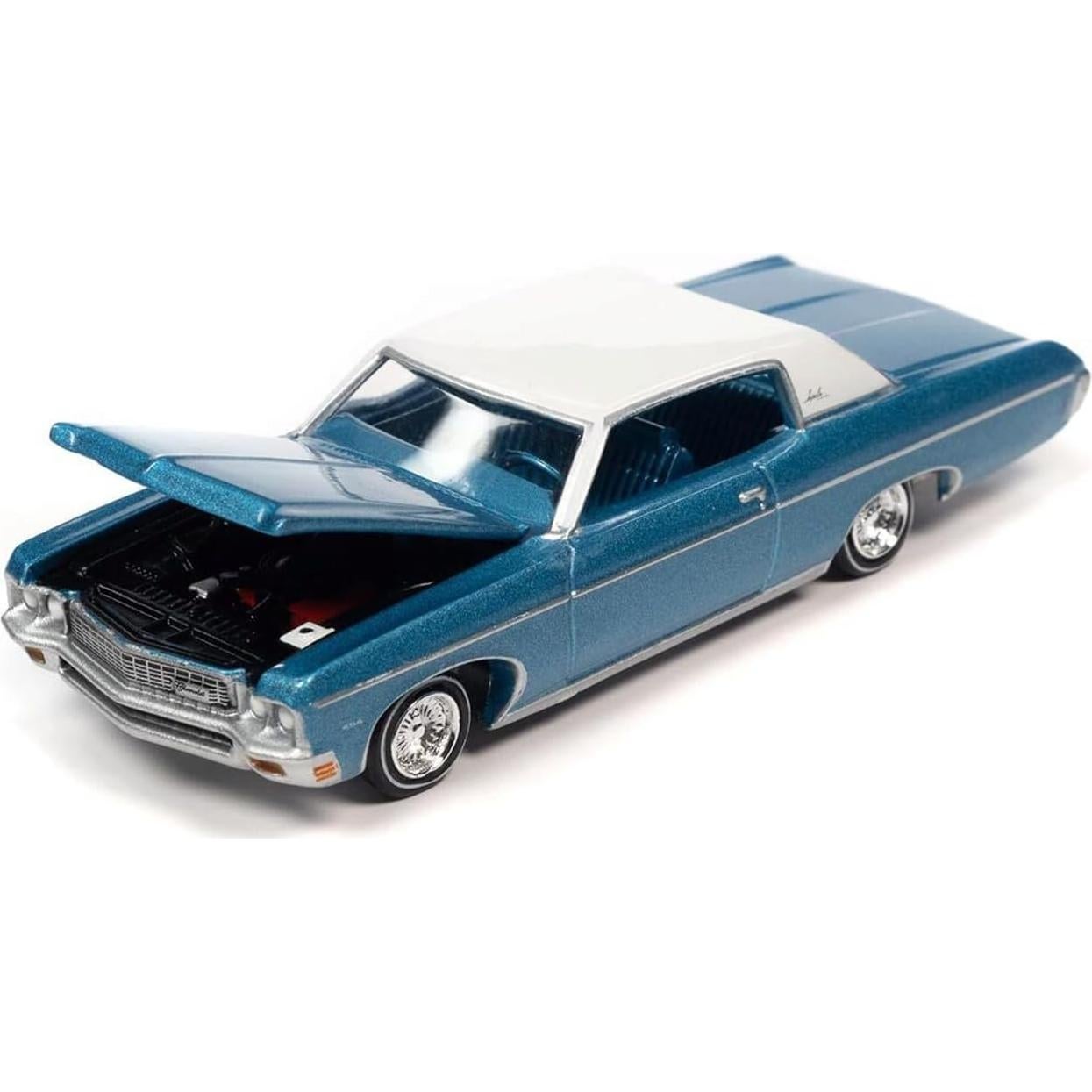 Auto World Chevrolet Impala 1970 Lowrider Azul 1:64