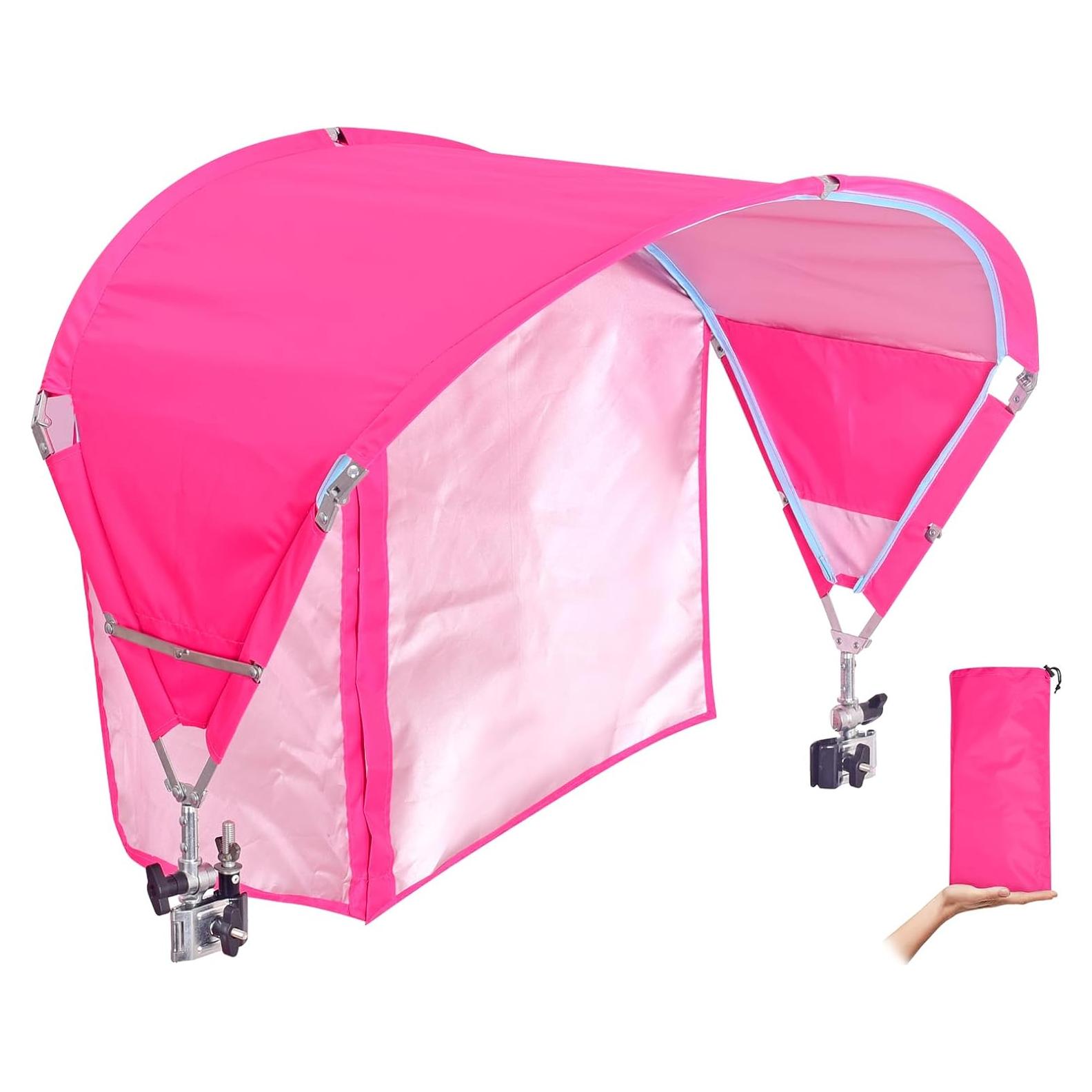 Sombrilla Universal Genérica Rosa UPF 50+ para Silla de Playa