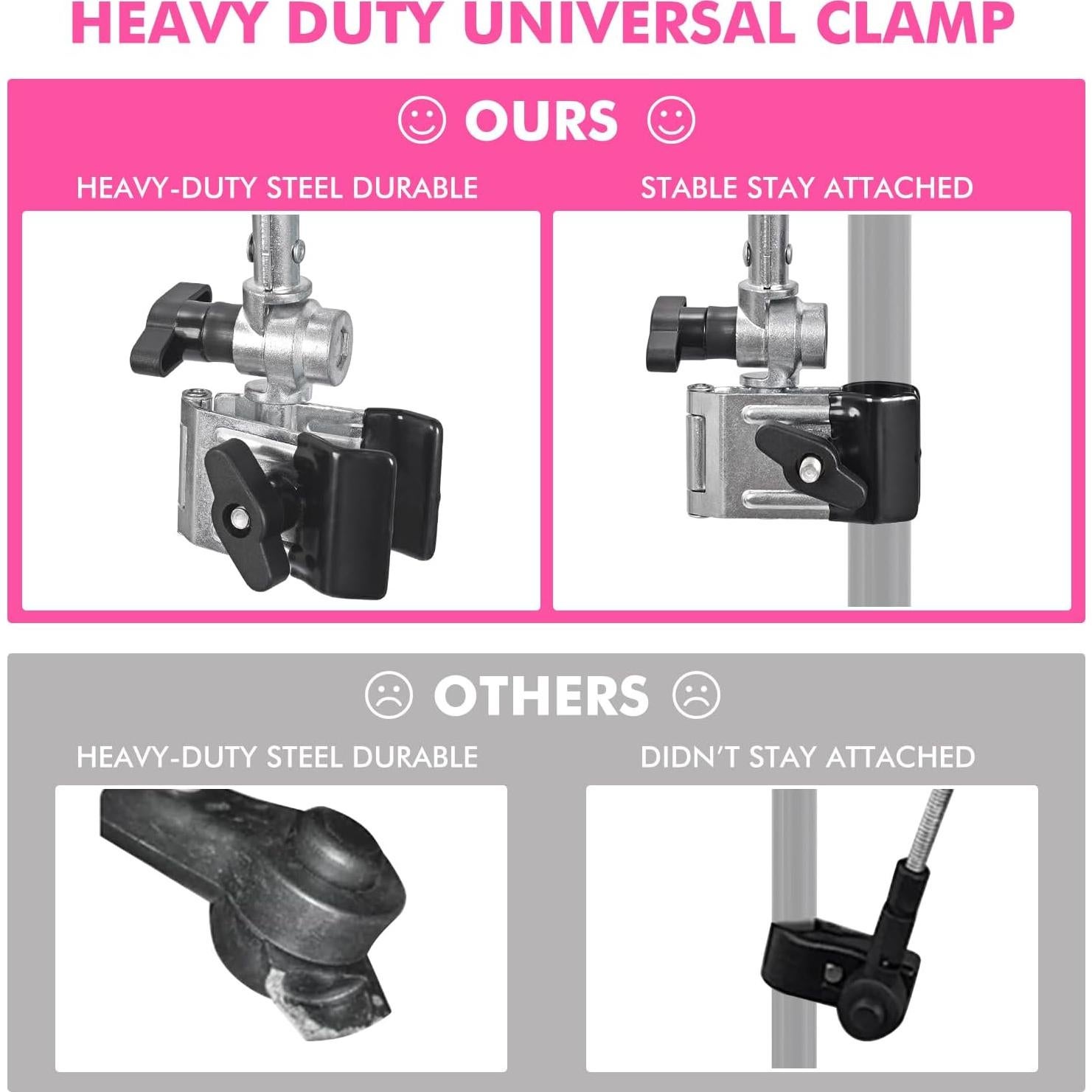 Sombrilla Universal Genérica Rosa UPF 50+ para Silla de Playa