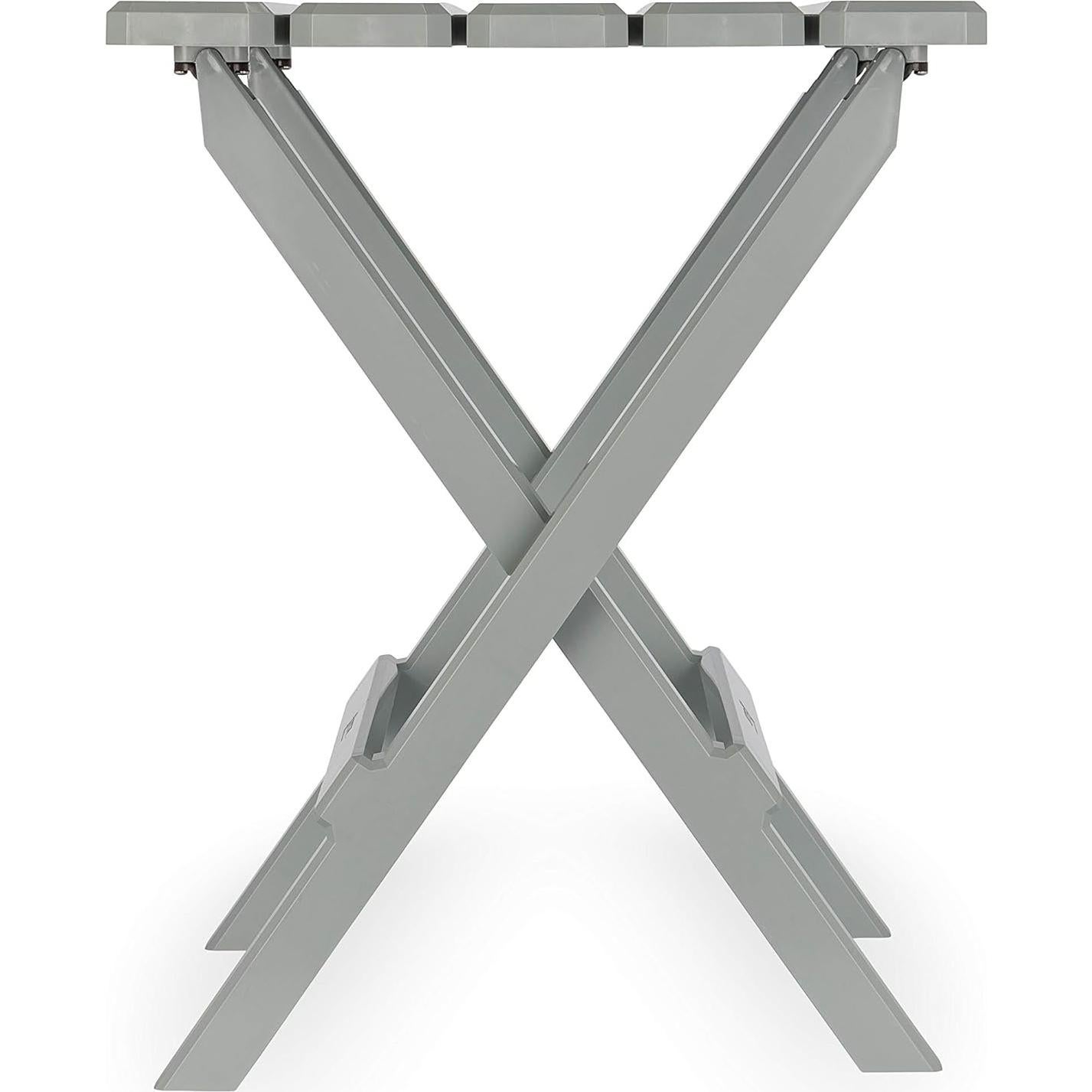 Mesa Lateral Plegable Camco 51692 Gris para Playa y Camping