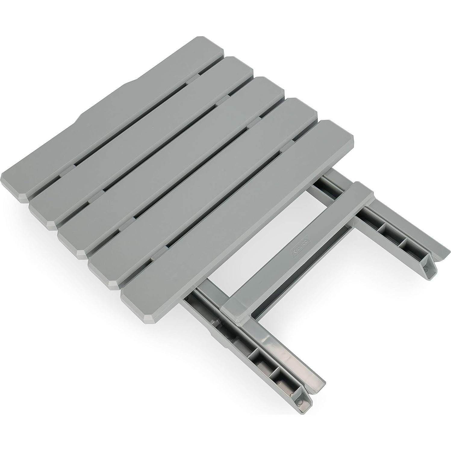 Mesa Lateral Plegable Camco 51692 Gris para Playa y Camping