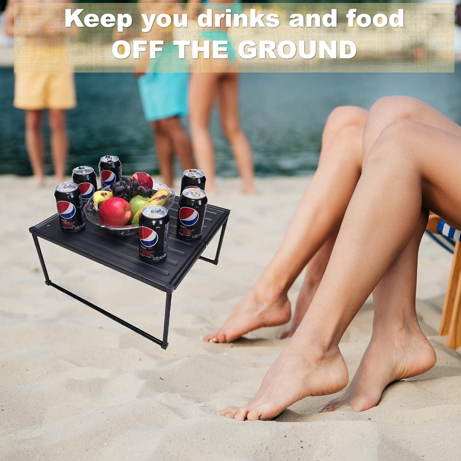 Mesa Plegable Portátil Red Suricata - Aluminio Mediana 42x35.6cm