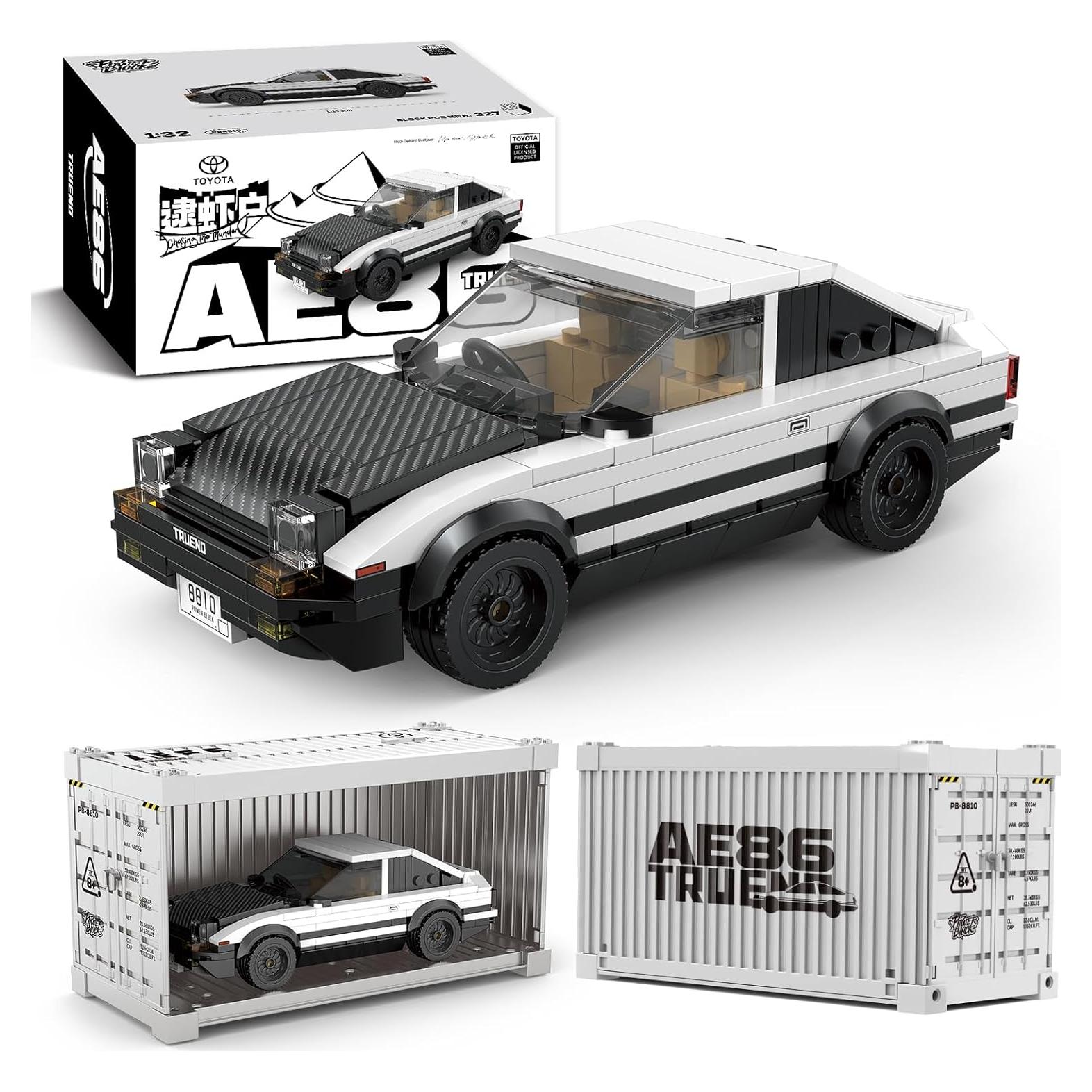 Kit de Construcción Toyota AE86 Trueno 327 Piezas - Licencia Oficial