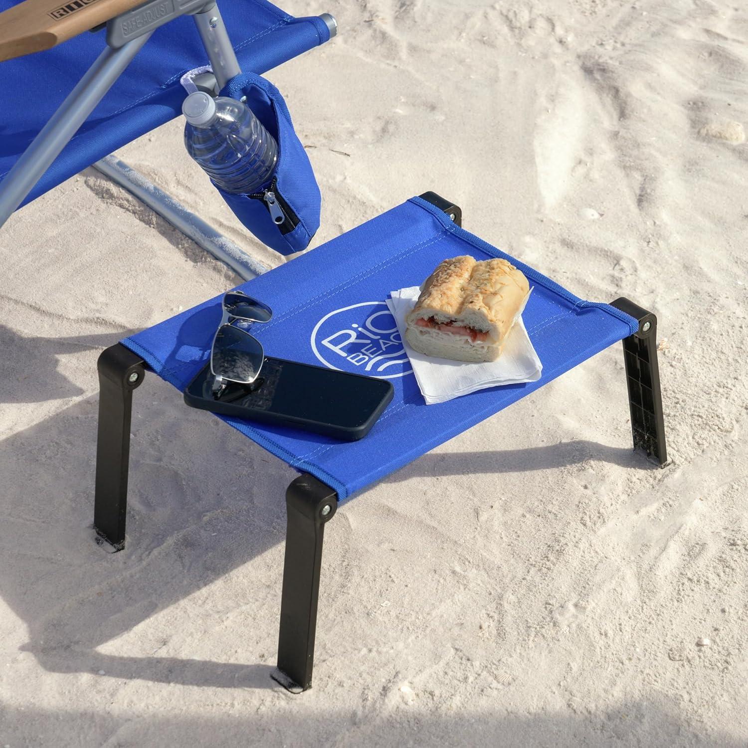 Mesa Plegable de Playa RIO Ultra Compacta 0.3m Azul