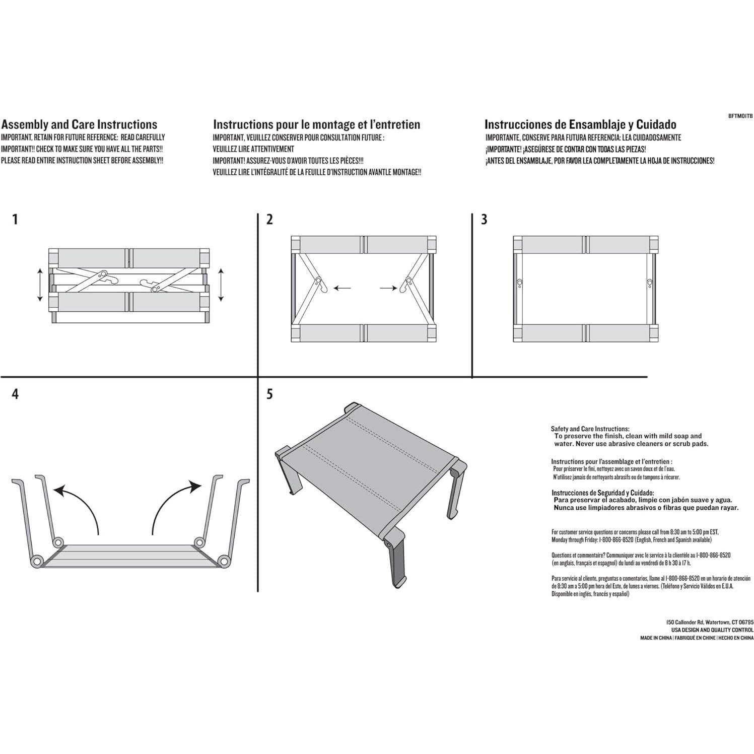 Mesa Plegable de Playa RIO Ultra Compacta 0.3m Azul