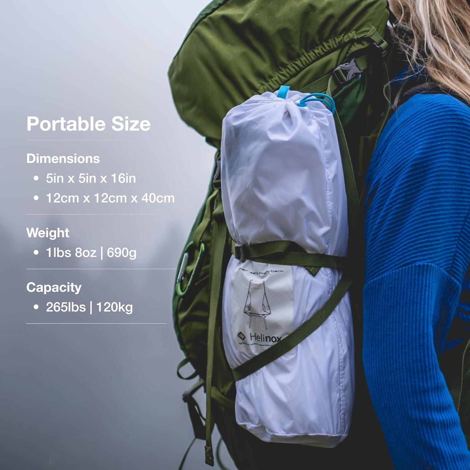 Helinox Chair Zero and Table One Hard Top