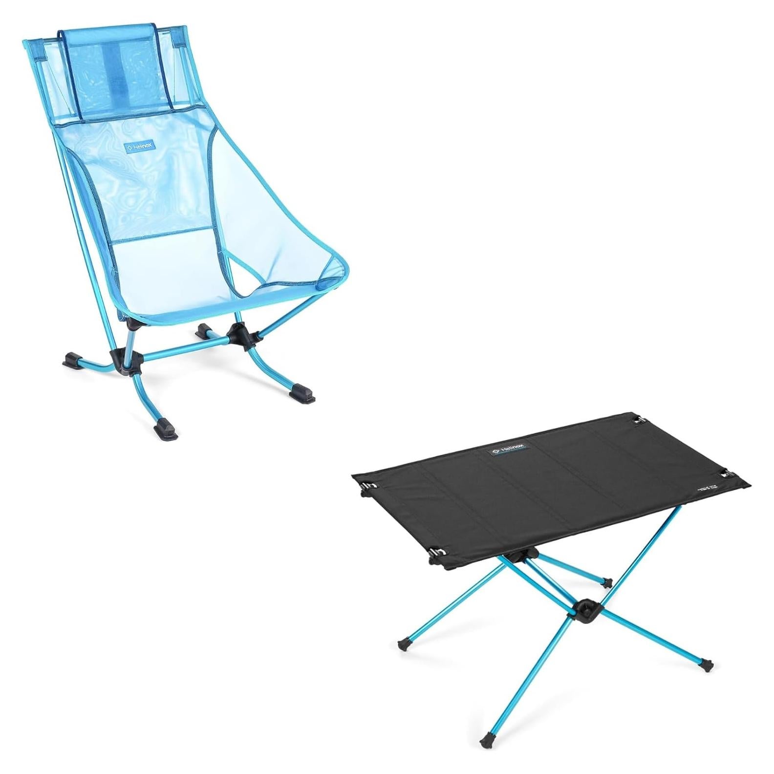 Helinox Beach Chair and Table One Hard Top