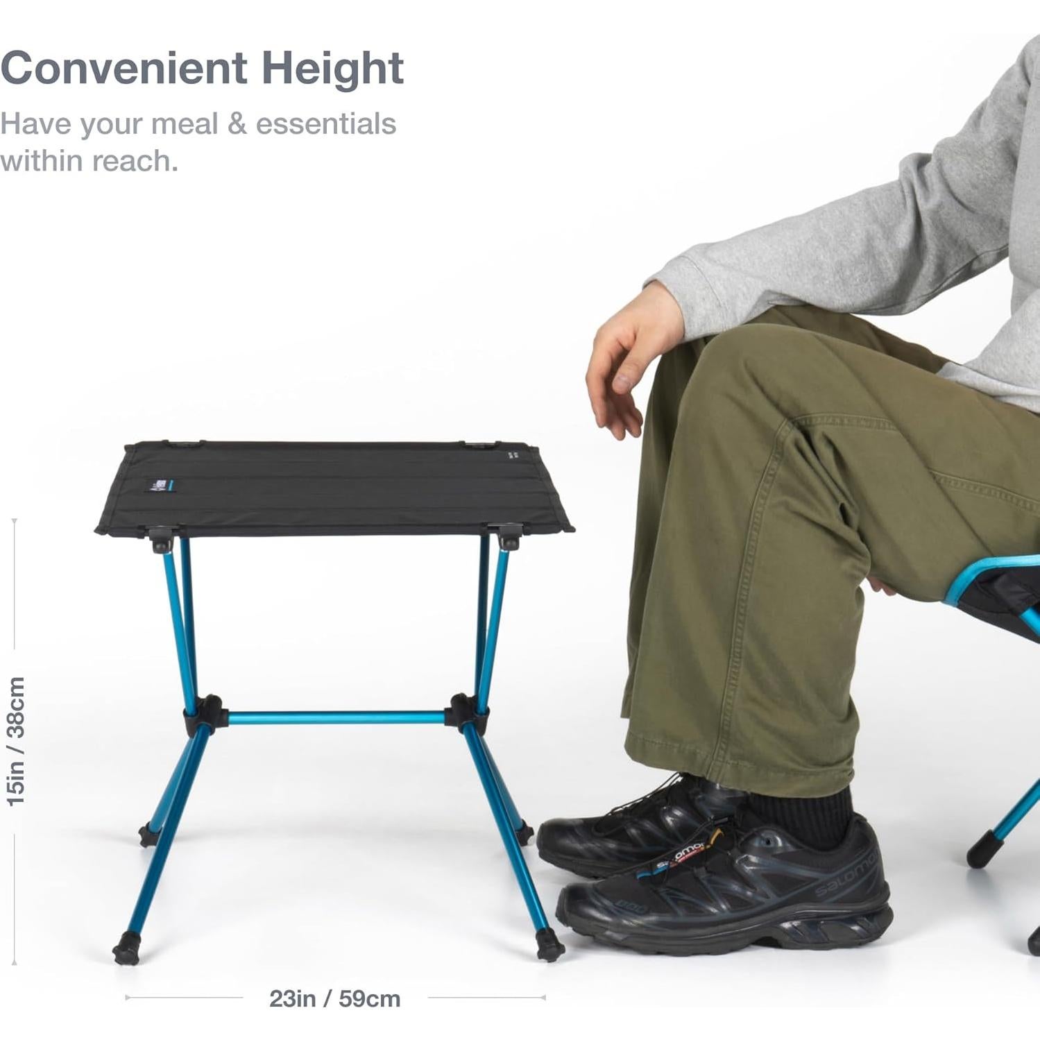 Helinox Beach Chair and Table One Hard Top