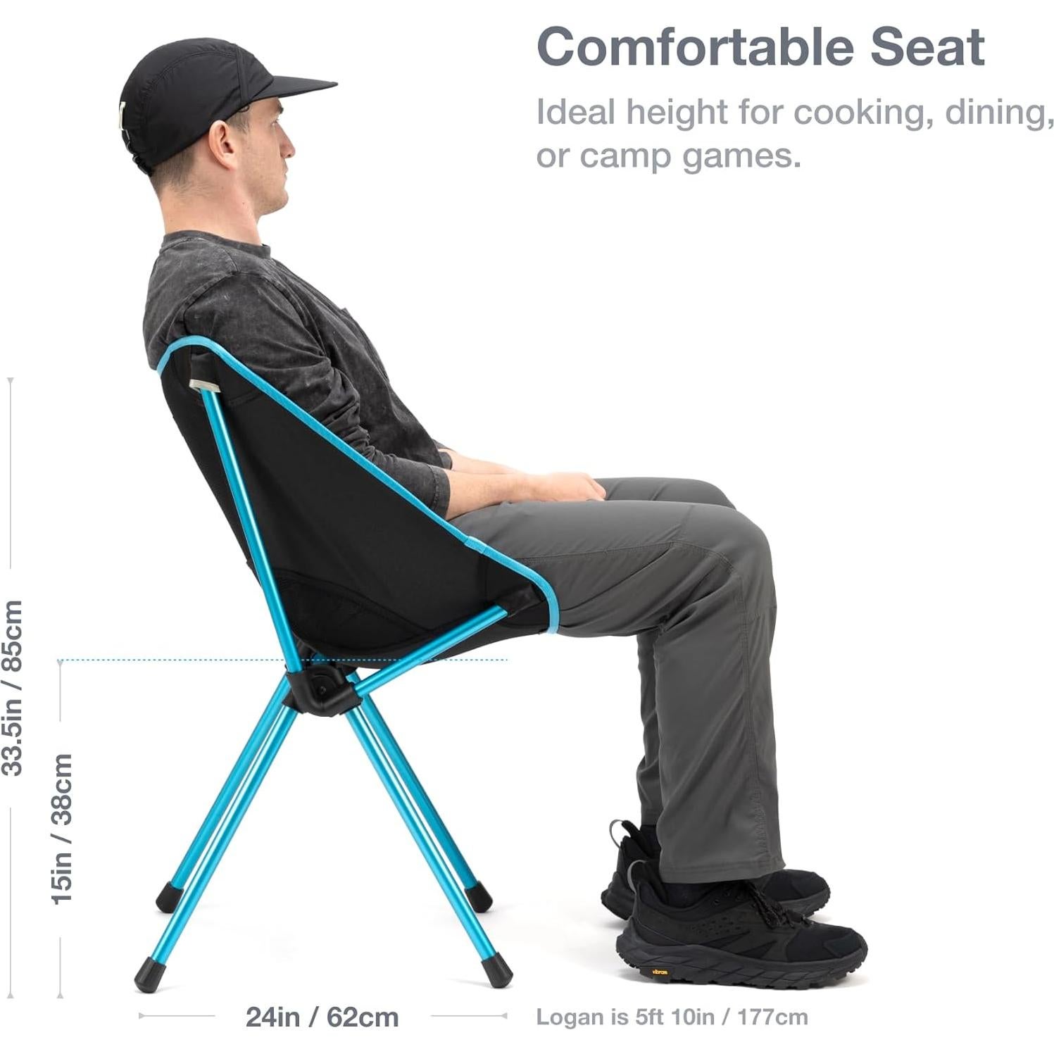 Helinox Café Chair and Table One Hard Top