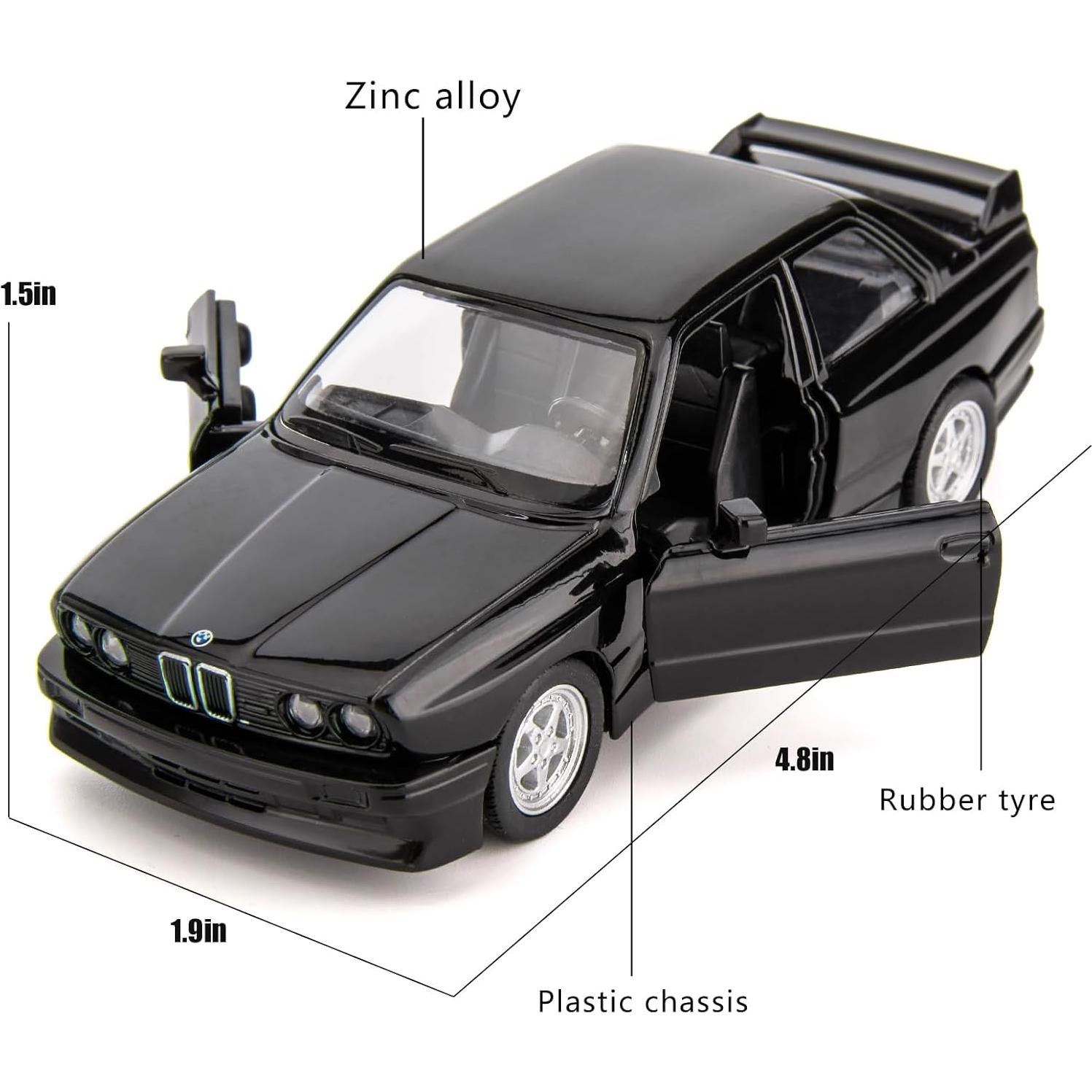 Coche de Juguete BMW M3 1987 RMZ City Negro 1:36