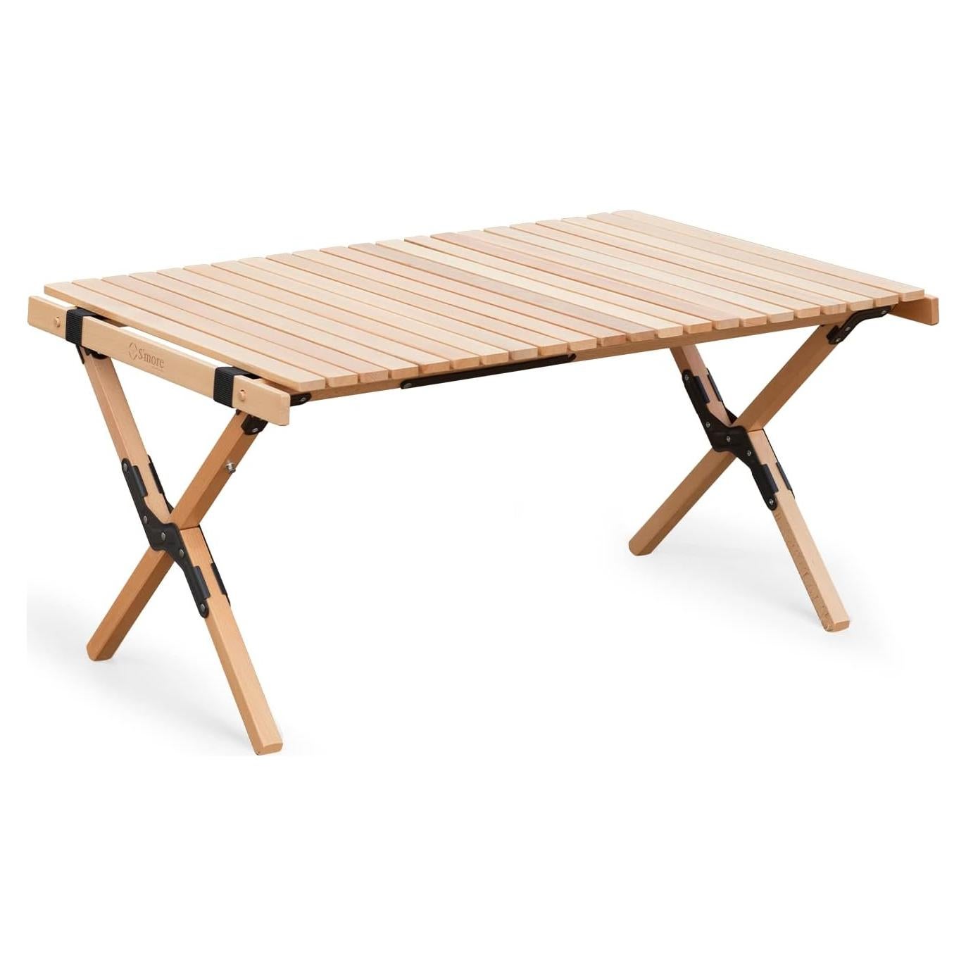 Mesa de Picnic Plegable S'more Madera 90cm para Camping