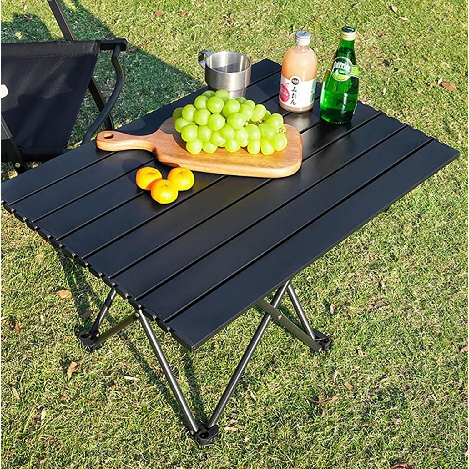 Mesa de Camping Plegable YIKANGHENG 40.6x35.1x29 cm Negra