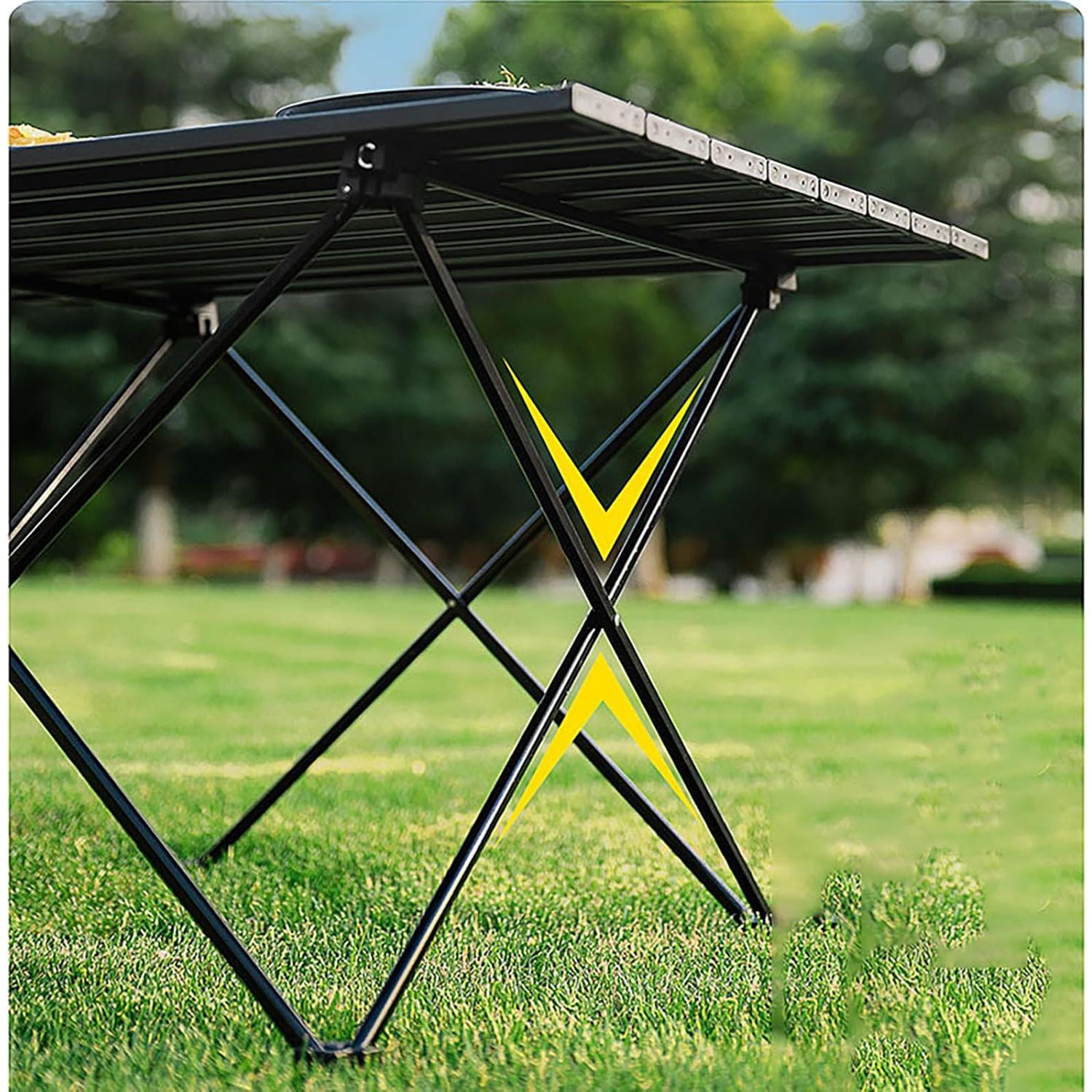 Mesa de Camping Plegable YIKANGHENG 40.6x35.1x29 cm Negra