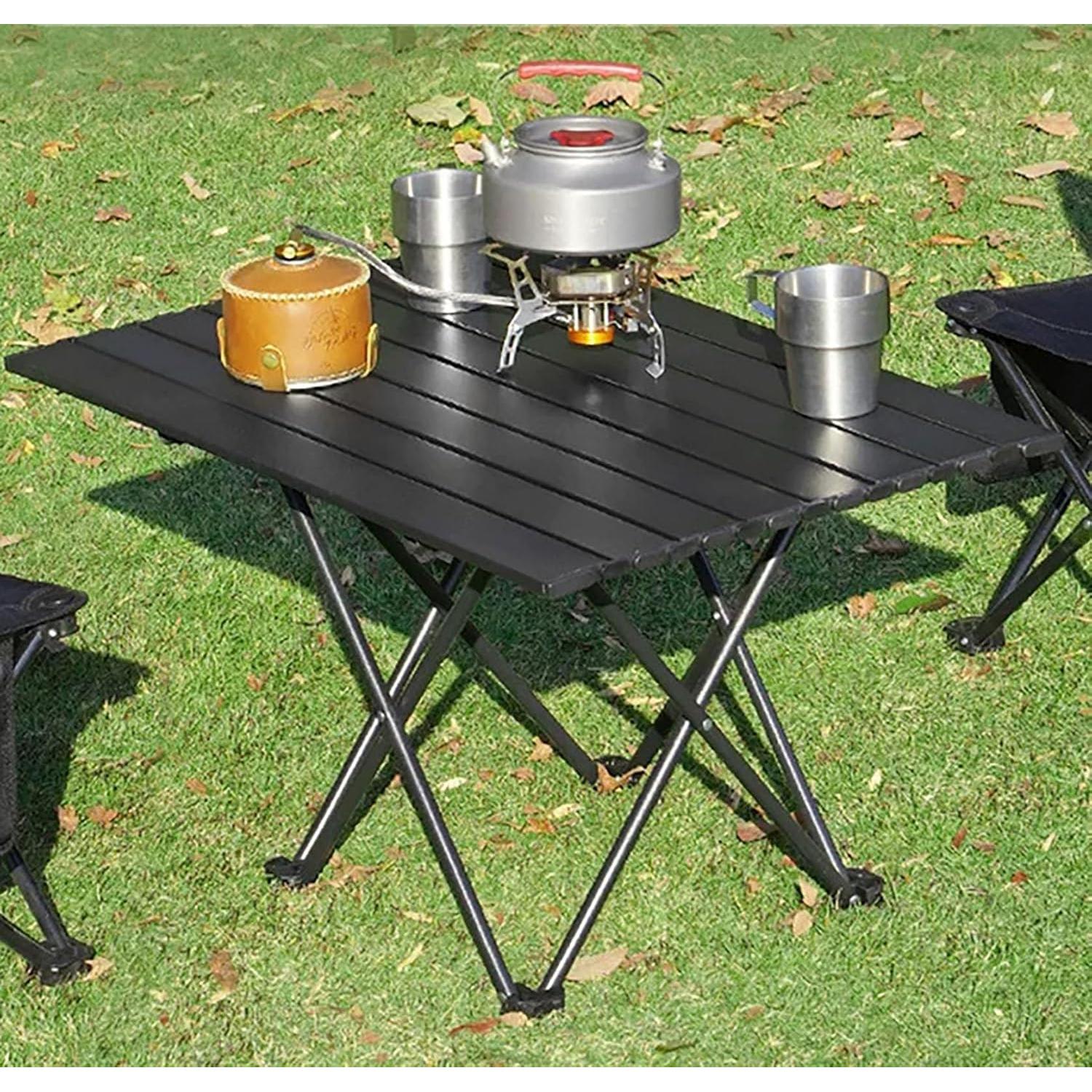Mesa de Camping Plegable YIKANGHENG 40.6x35.1x29 cm Negra