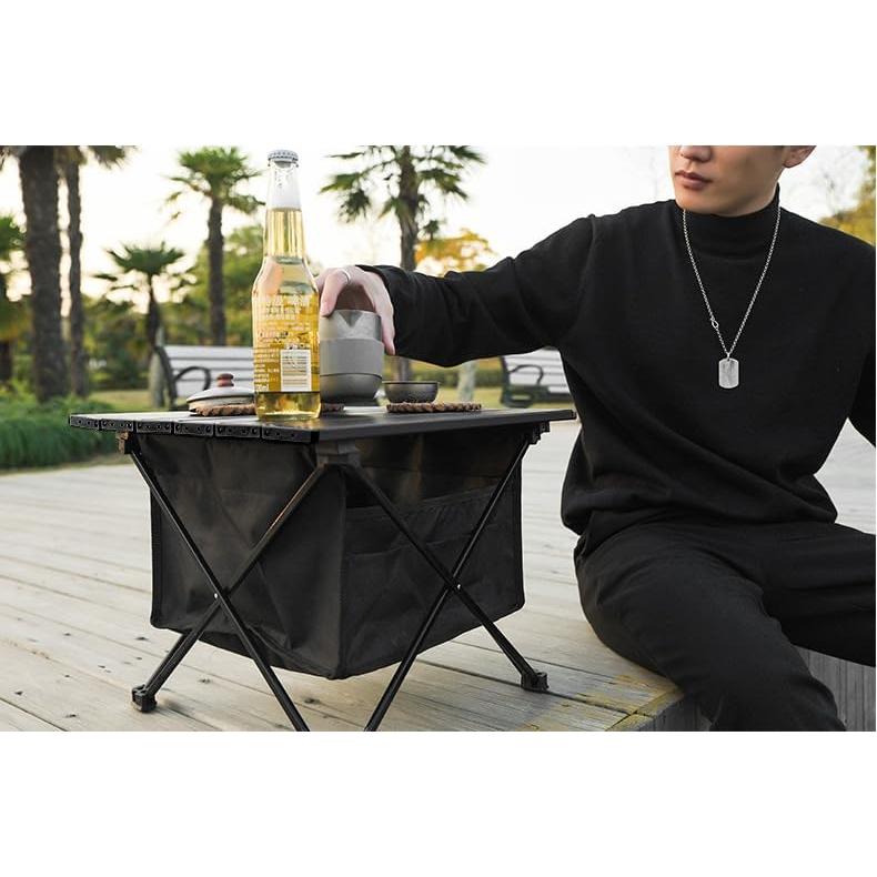 Mesa Plegable de Camping SOUJOY con Bolsa de Almacenamiento