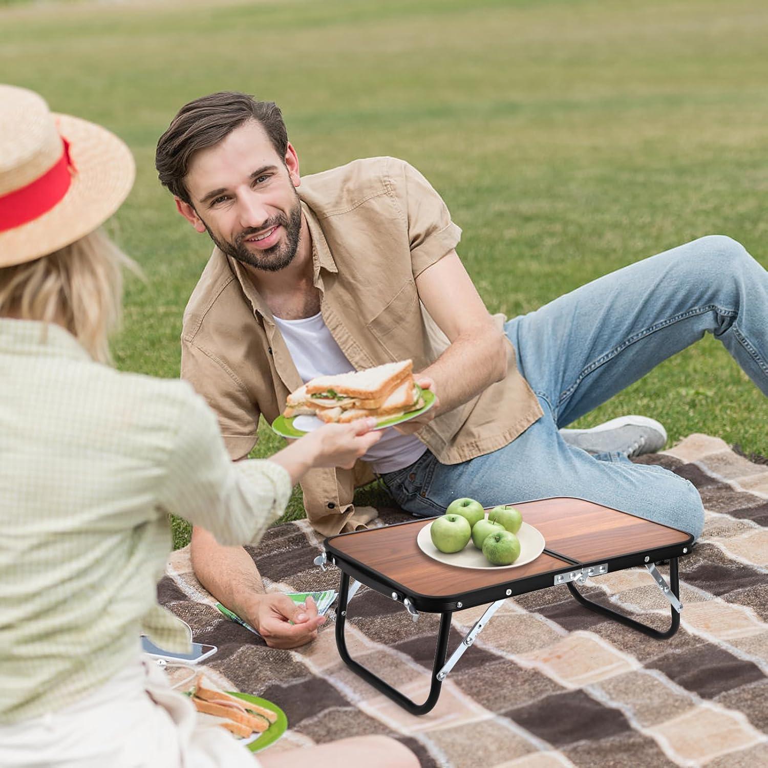 Mesa de Camping Plegable Nagpew 47x30x17cm Ultraligera