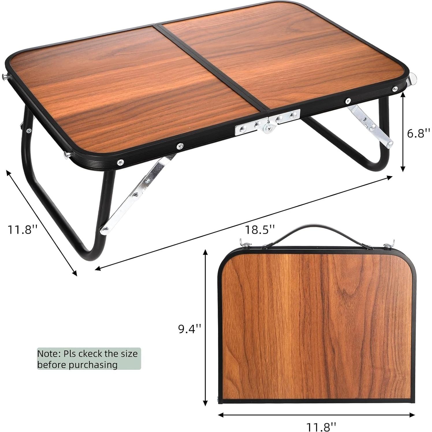 Mesa de Camping Plegable Nagpew 47x30x17cm Ultraligera