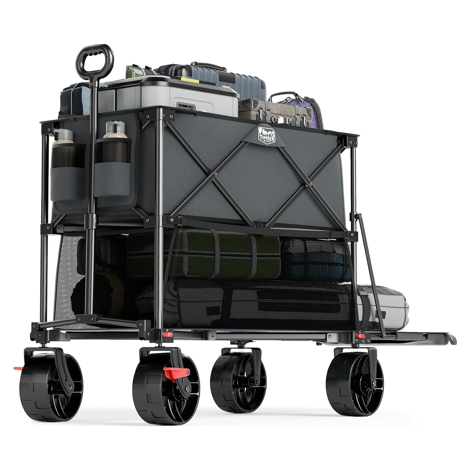 Carro Plegable Timber Ridge 400L con Frenos, 450kg, 54"