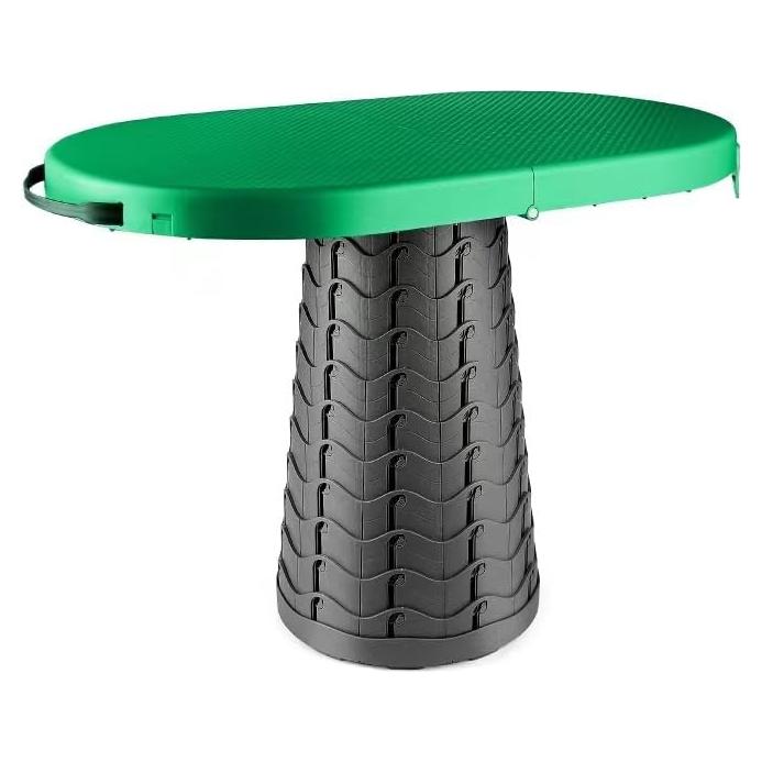 Mesa Plegable Portátil Vida de Ciervo Verde 68.6x38.1cm