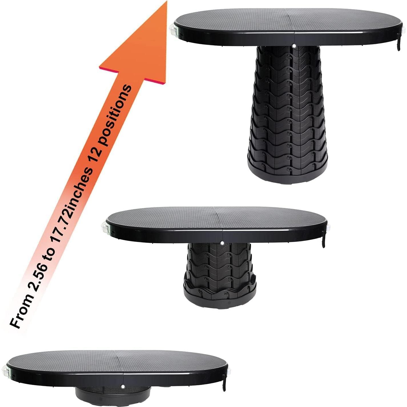 Mesa Plegable Portátil Vida de Ciervo Verde 68.6x38.1cm