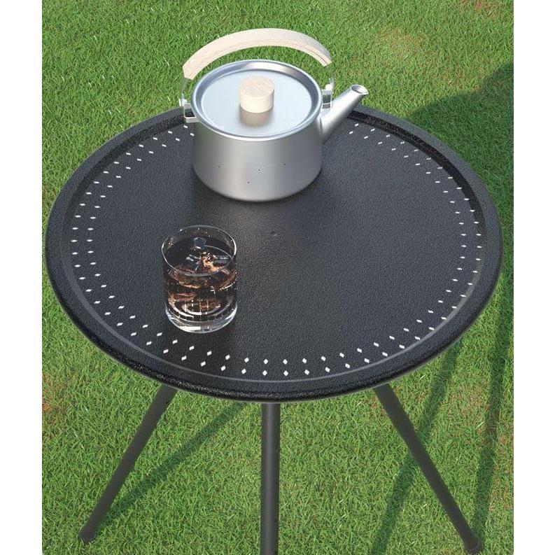 Mesa Plegable Redonda Nyeullcy NHWzz para Camping 50.8 cm