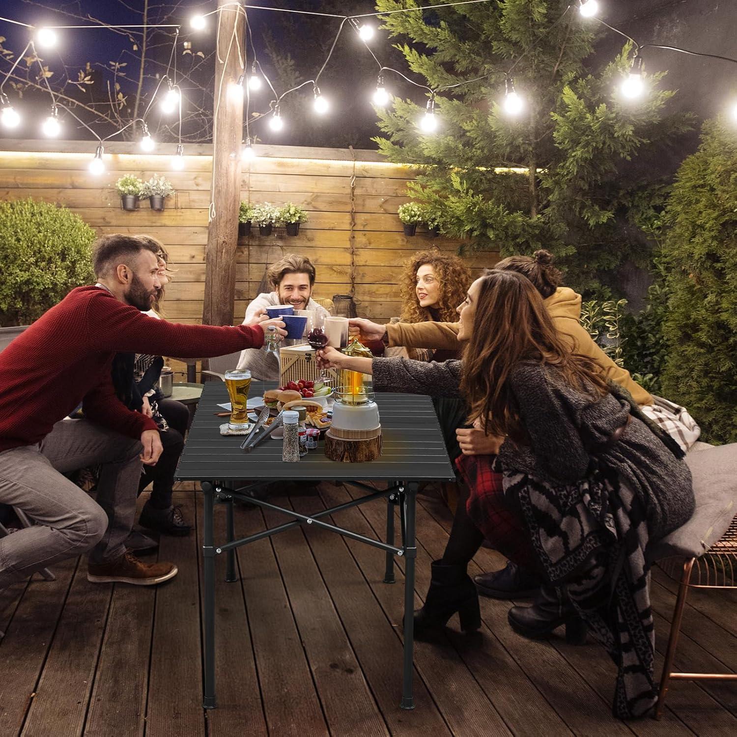 Mesa de Picnic Plegable Outvita 95 cm para Exterior