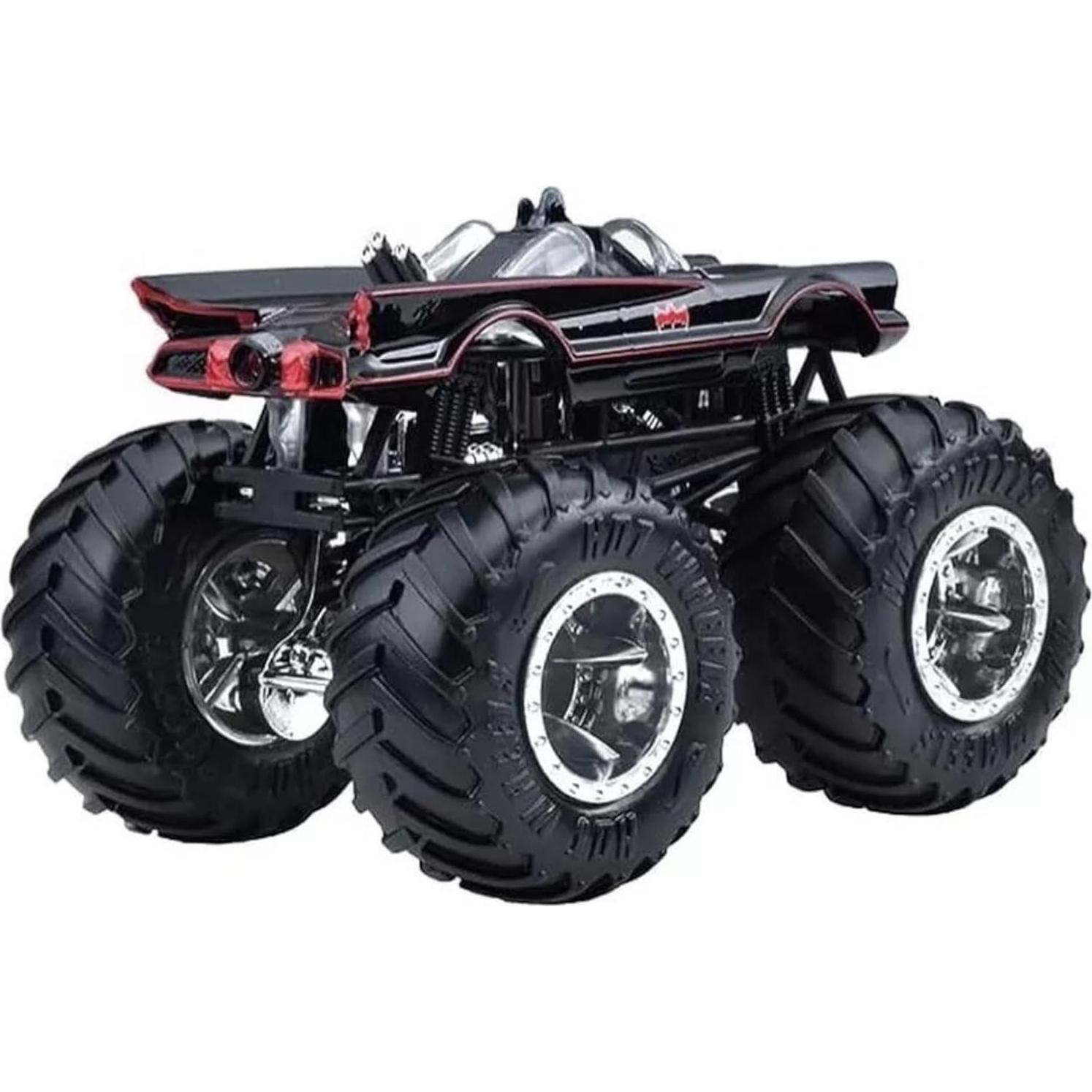 Hot Wheels Monster Trucks Mattel Batman 1:64 Metal Negro