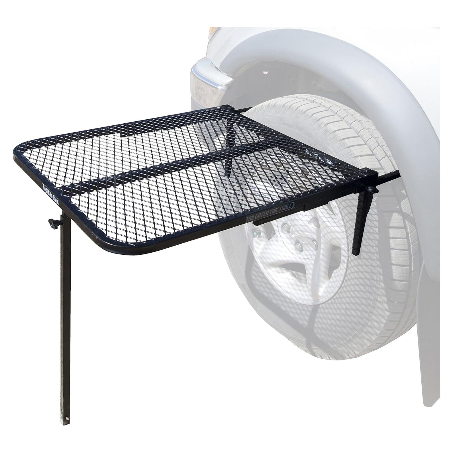 Mesa de Neumático TailGater Plegable Acero 58.42 cm Negra