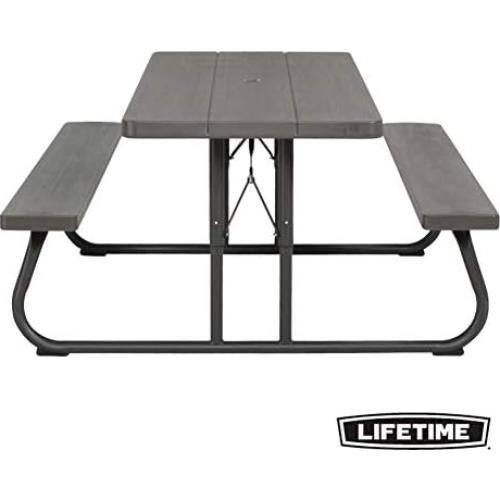 60112 6 ft (1.83 m) Picnic Table (Brown)