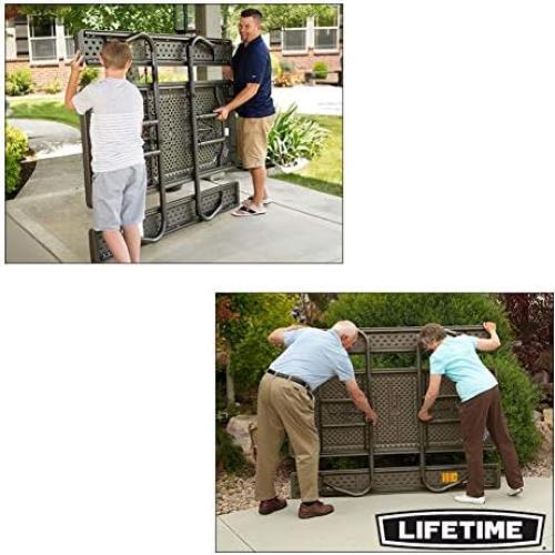 60112 6 ft (1.83 m) Picnic Table (Brown)