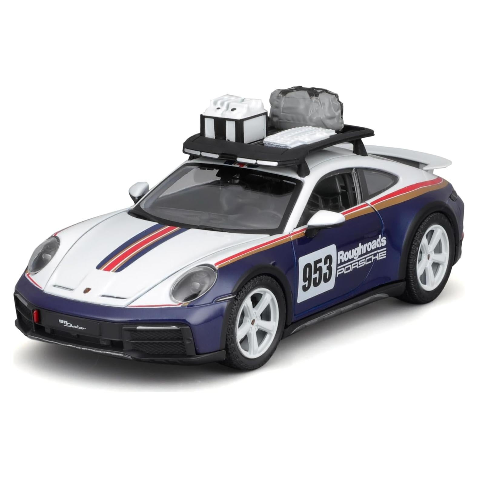 BBURAGO 1/24 Porsche 911 Dakar Metal Detalles Abiertos