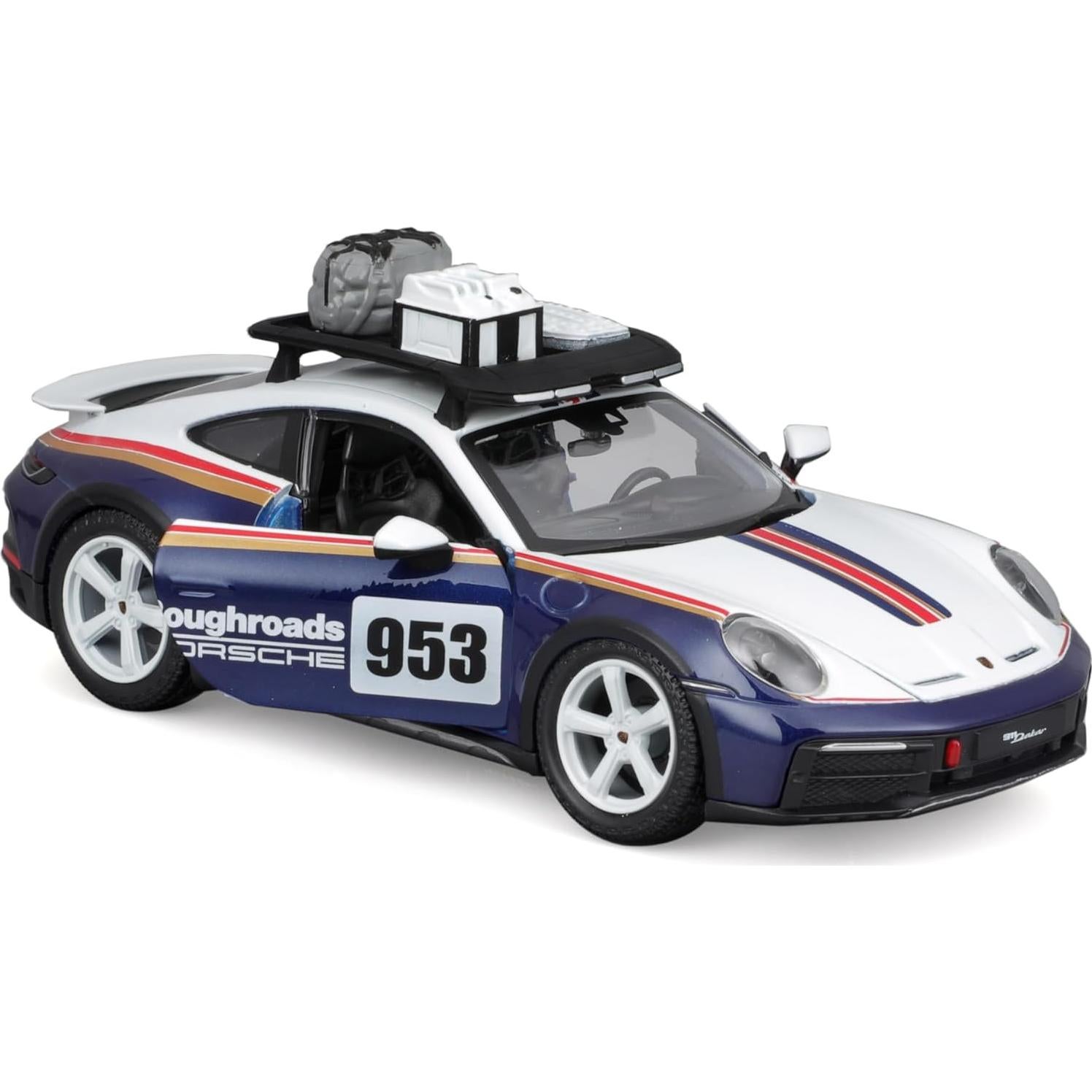 BBURAGO 1/24 Porsche 911 Dakar Metal Detalles Abiertos