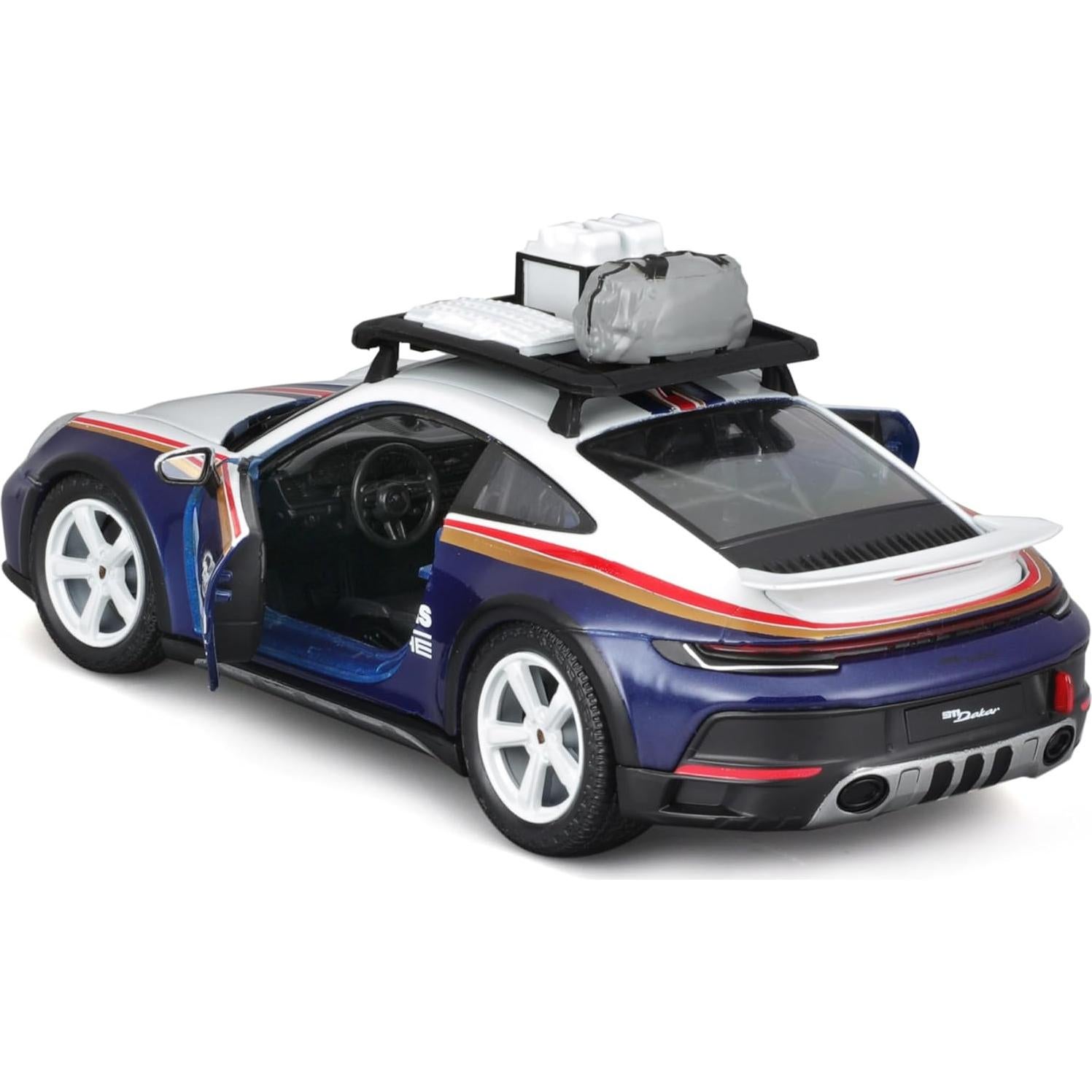 BBURAGO 1/24 Porsche 911 Dakar Metal Detalles Abiertos