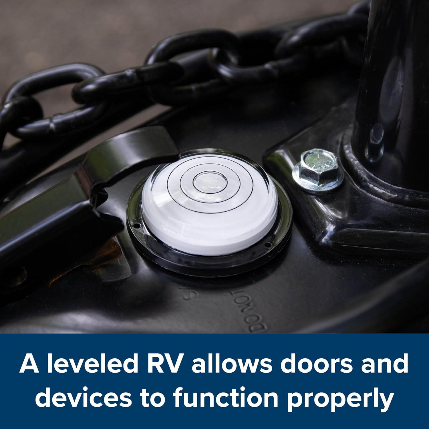 Nivel de Burbuja Camco Bullseye 25573 para RV - 360 Grados