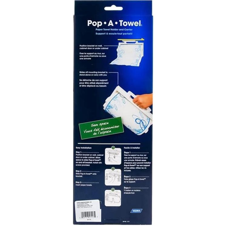 Soporte de Toallas de Papel Camco 57113 - Montable o Portátil