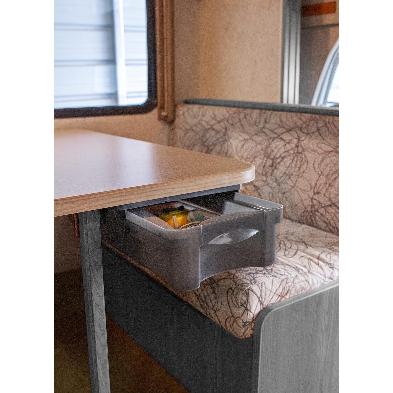 Cajón Bajo Gabinete Camco 43450 - Almacenamiento RV Carbón