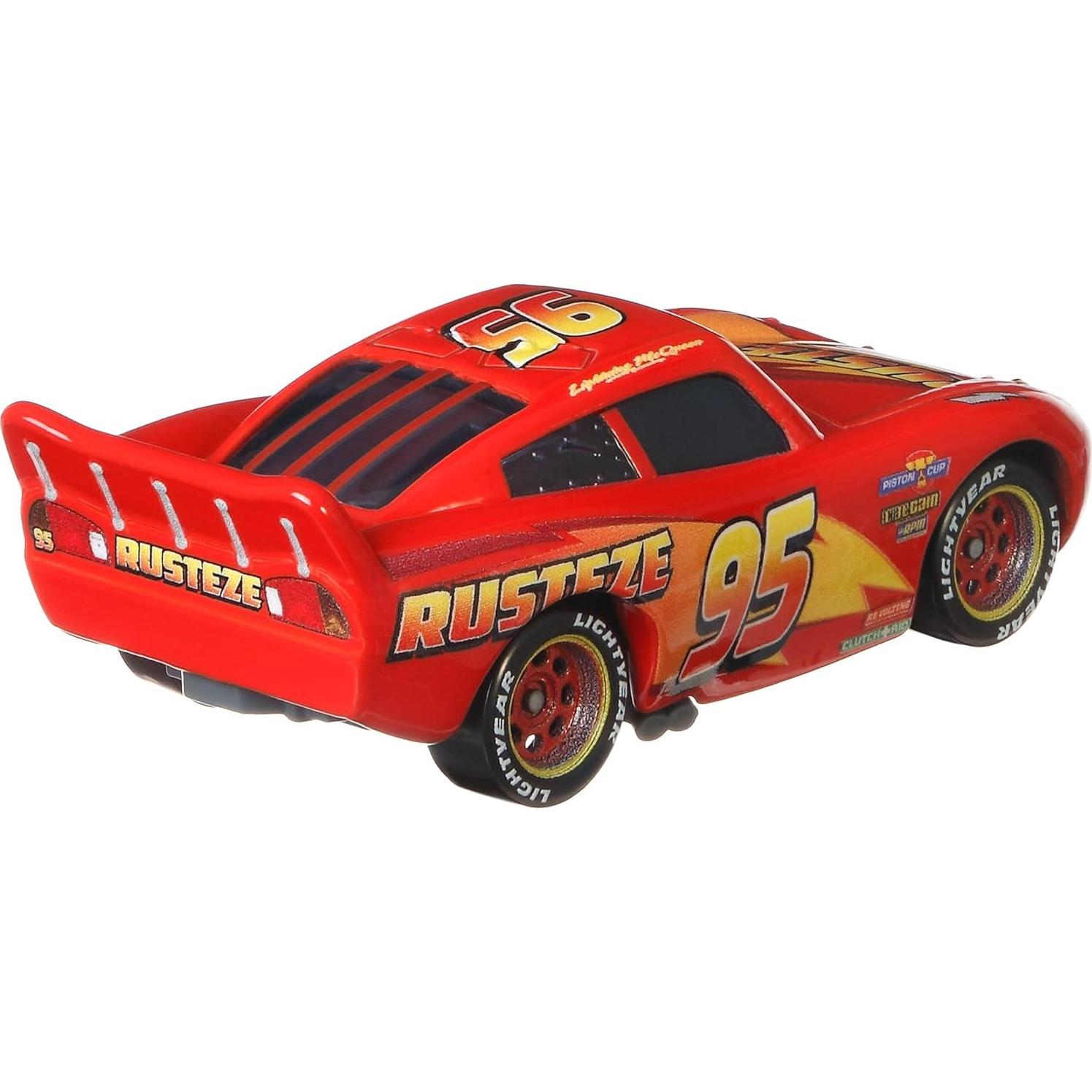 Miniatura de Coche Disney Cars Lightning McQueen 1:55 Mattel