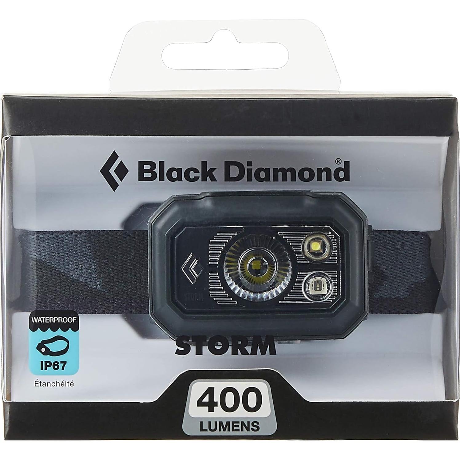 Linterna Frontal Impermeable Black Diamond Storm 400 LED