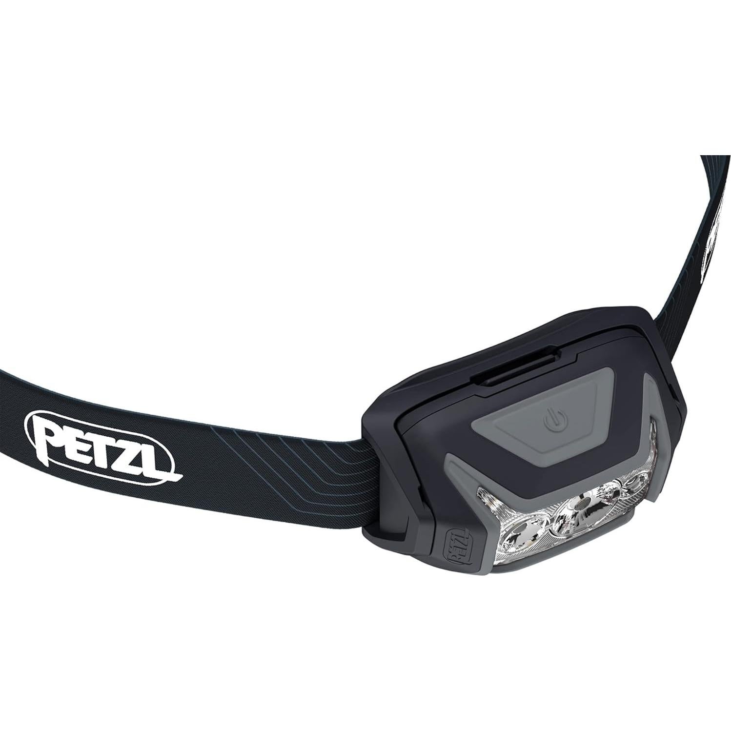 Lámpara Frontal PETZL ACTIK 450 Lúmenes Impermeable Gris