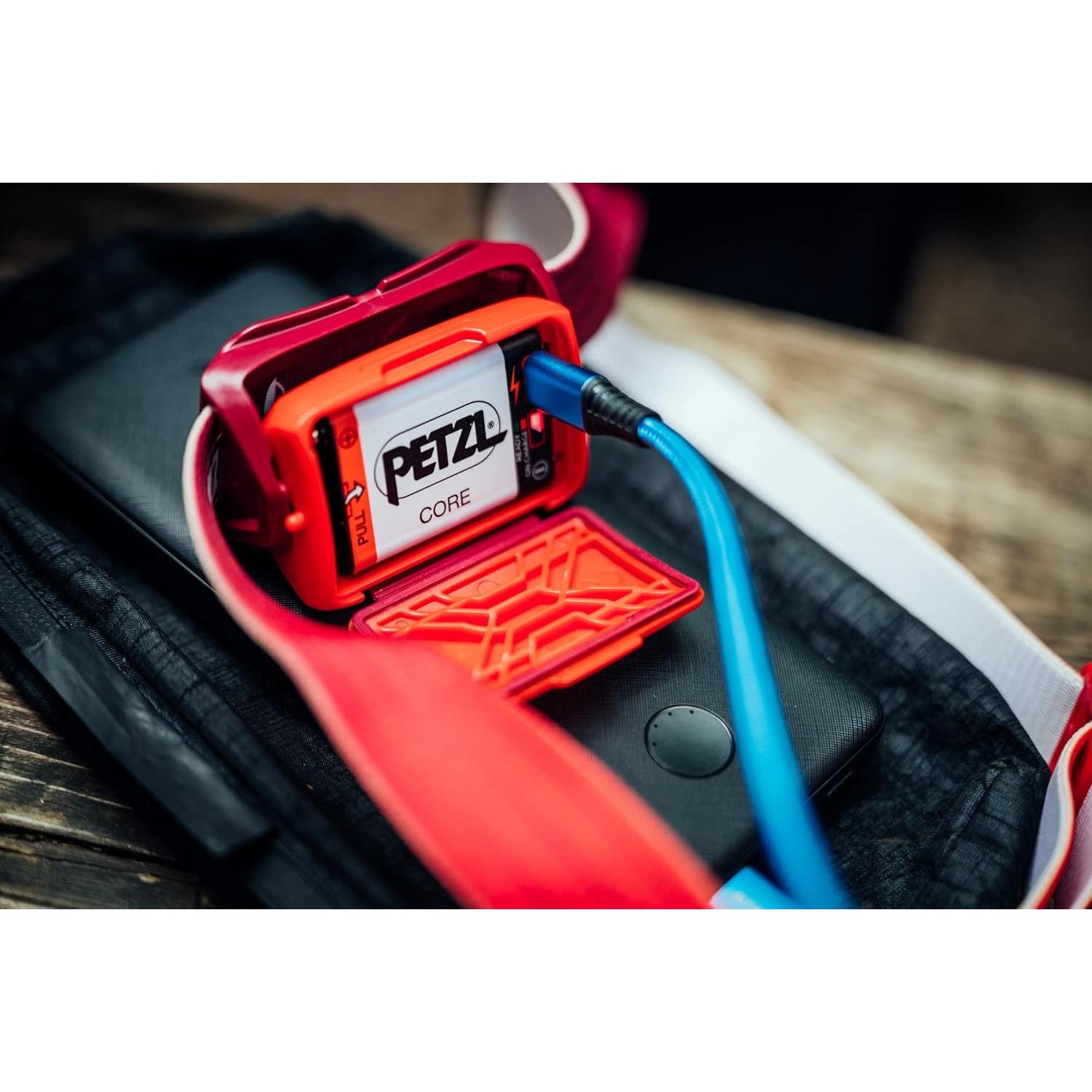 Lámpara Frontal PETZL ACTIK 450 Lúmenes Impermeable Gris