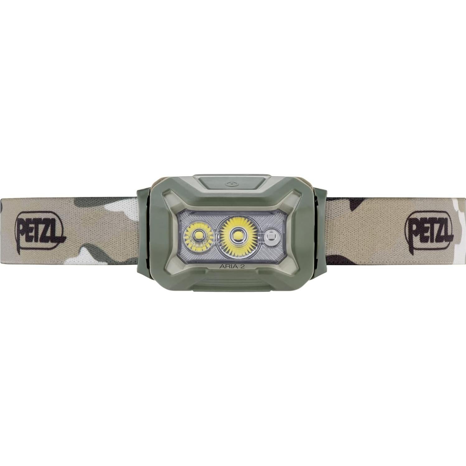 Linterna Frontal PETZL ARIA 2 RGB 450 Lúmenes Impermeable