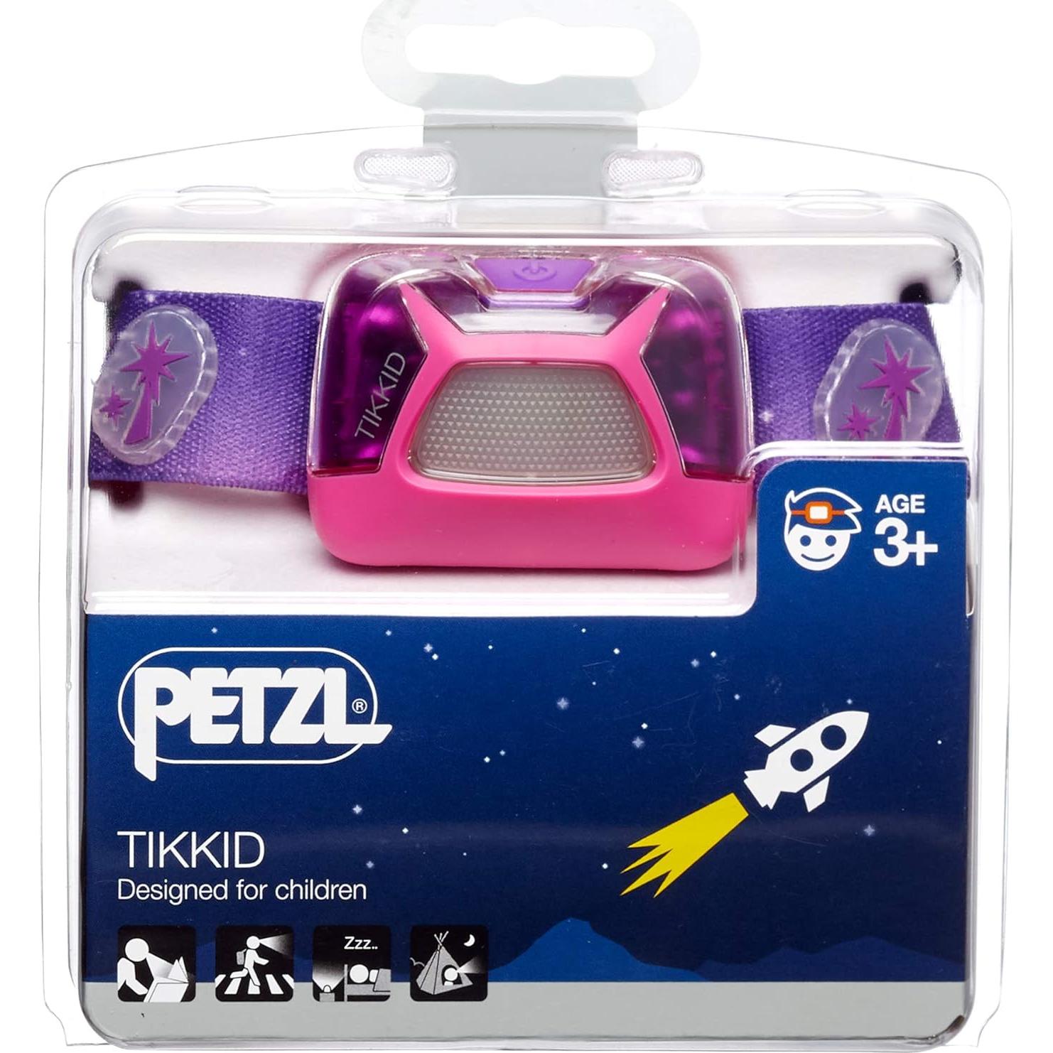 Linterna Frontal PETZL TIKKID 20 Lúmenes Rosa para Niños